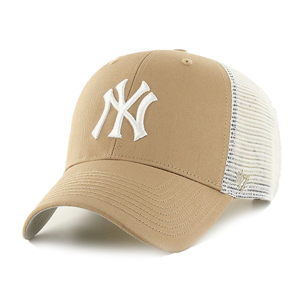 Кепка 47 Brand MLB NEW YORK YANKEES BRANSON бежевая BRANS17CTP-KHC изображение 1