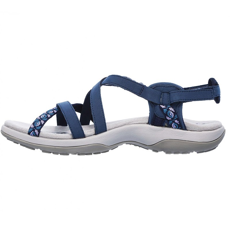 Сандалии женские Skechers Reggae Slim - Vacay синие 40955-NVY — фото 3
