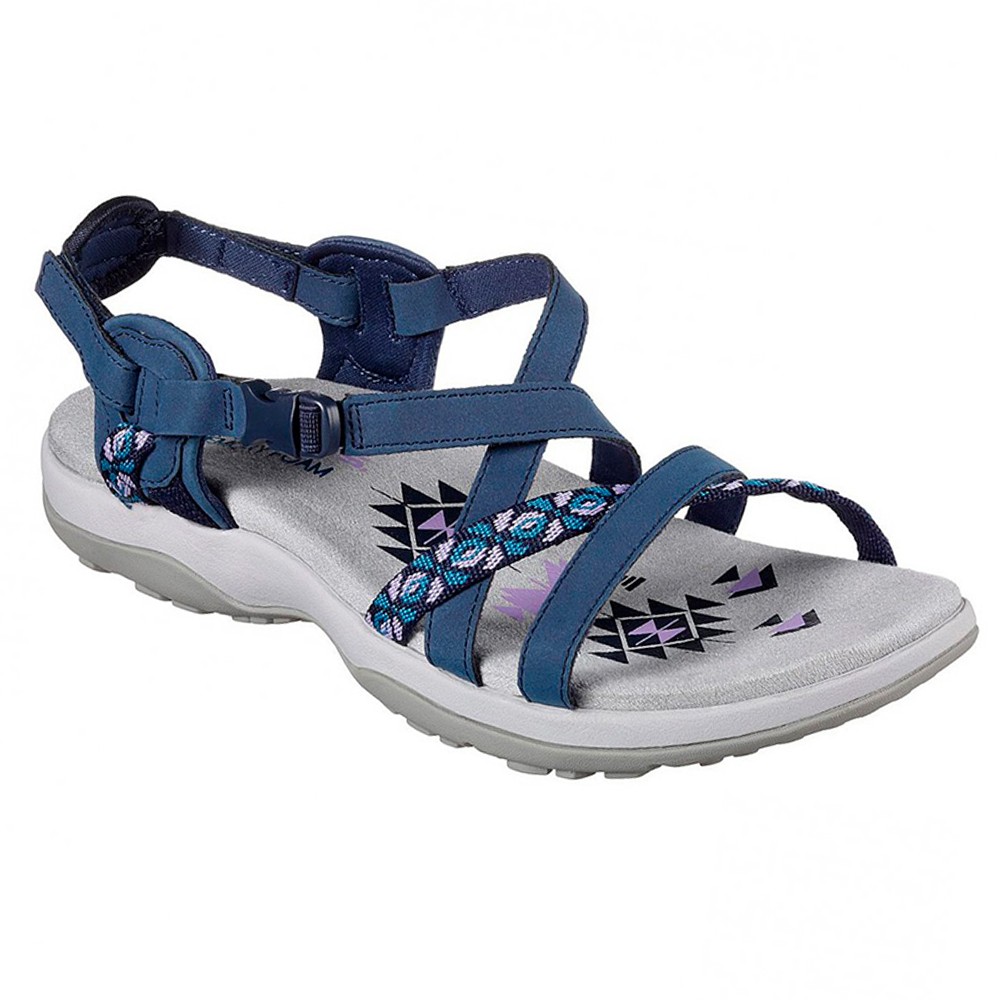 Сандалии женские Skechers Reggae Slim - Vacay синие 40955-NVY изображение 4