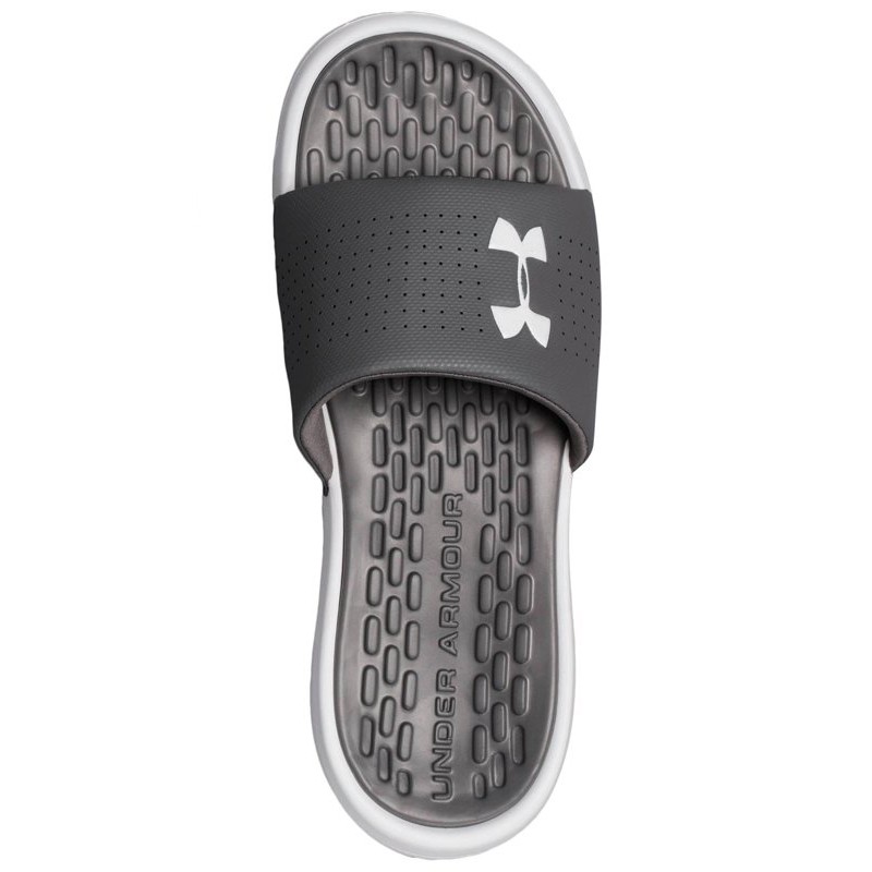 Шлепанцы мужские Under Armour Playmaker Fix SL серые 3000061-101 — фото 2