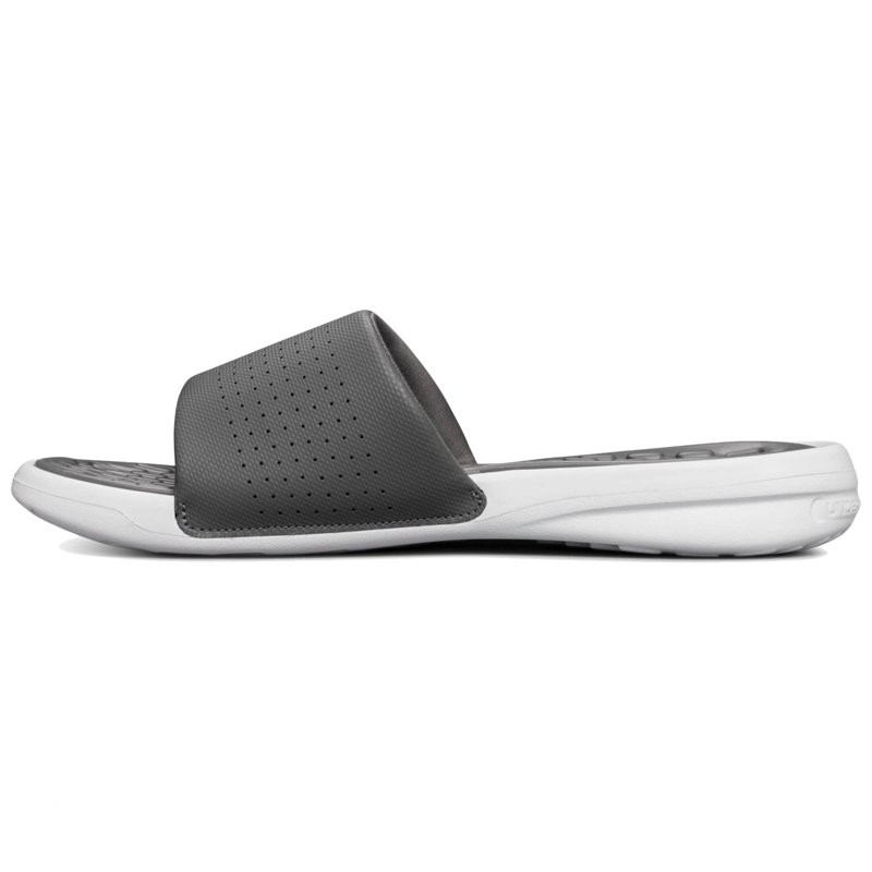 Шлепанцы мужские Under Armour Playmaker Fix SL серые 3000061-101 — фото 4