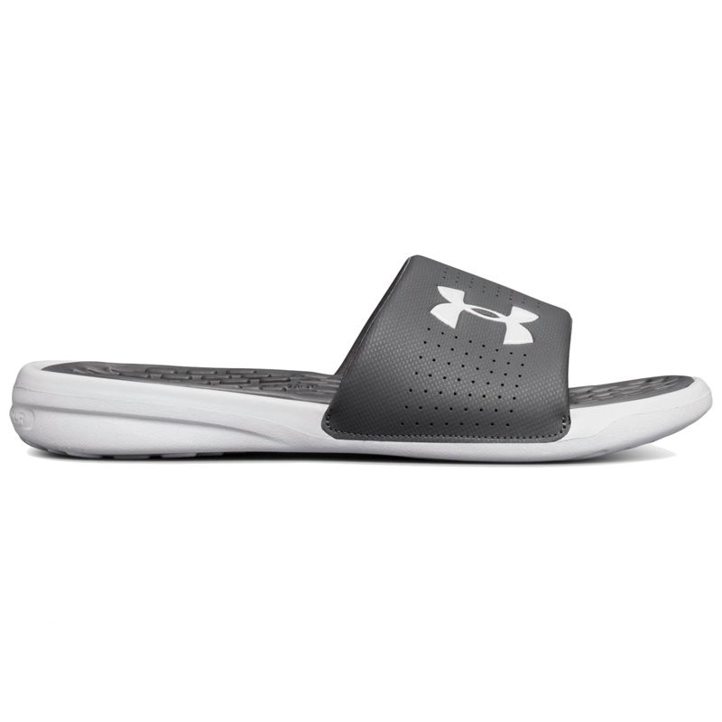 Шлепанцы мужские Under Armour Playmaker Fix SL серые 3000061-101 — фото 1