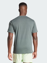 Футболка чоловіча Adidas TR-ES FR LOGO T сіра IT5415 изображение 3