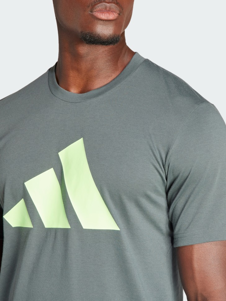 Футболка чоловіча Adidas TR-ES FR LOGO T сіра IT5415 изображение 5
