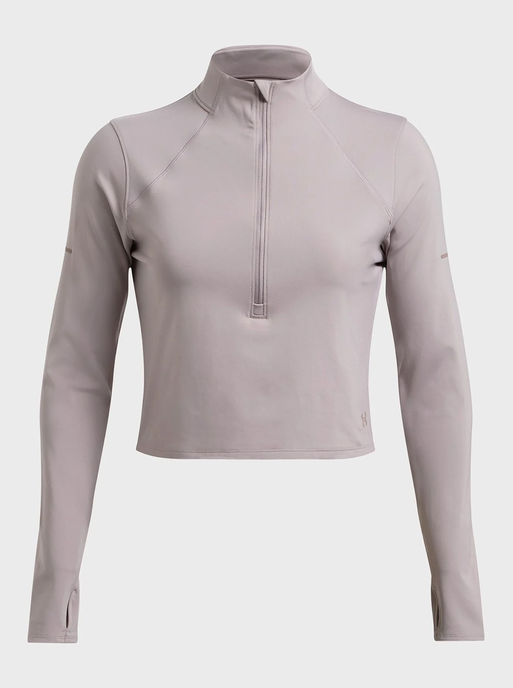 Футболка женская Under Armour UA Launch Elite Half Zip серая 1386338-015 изображение 4