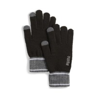 Перчатки  Puma PUMA Knit Gloves черные 04177204 изображение 2