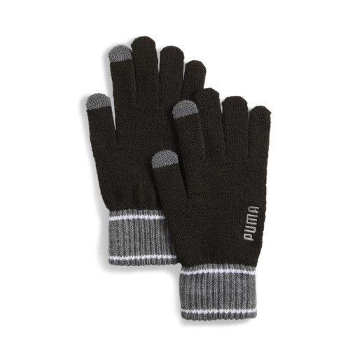 Перчатки  Puma PUMA Knit Gloves черные 04177204 изображение 2