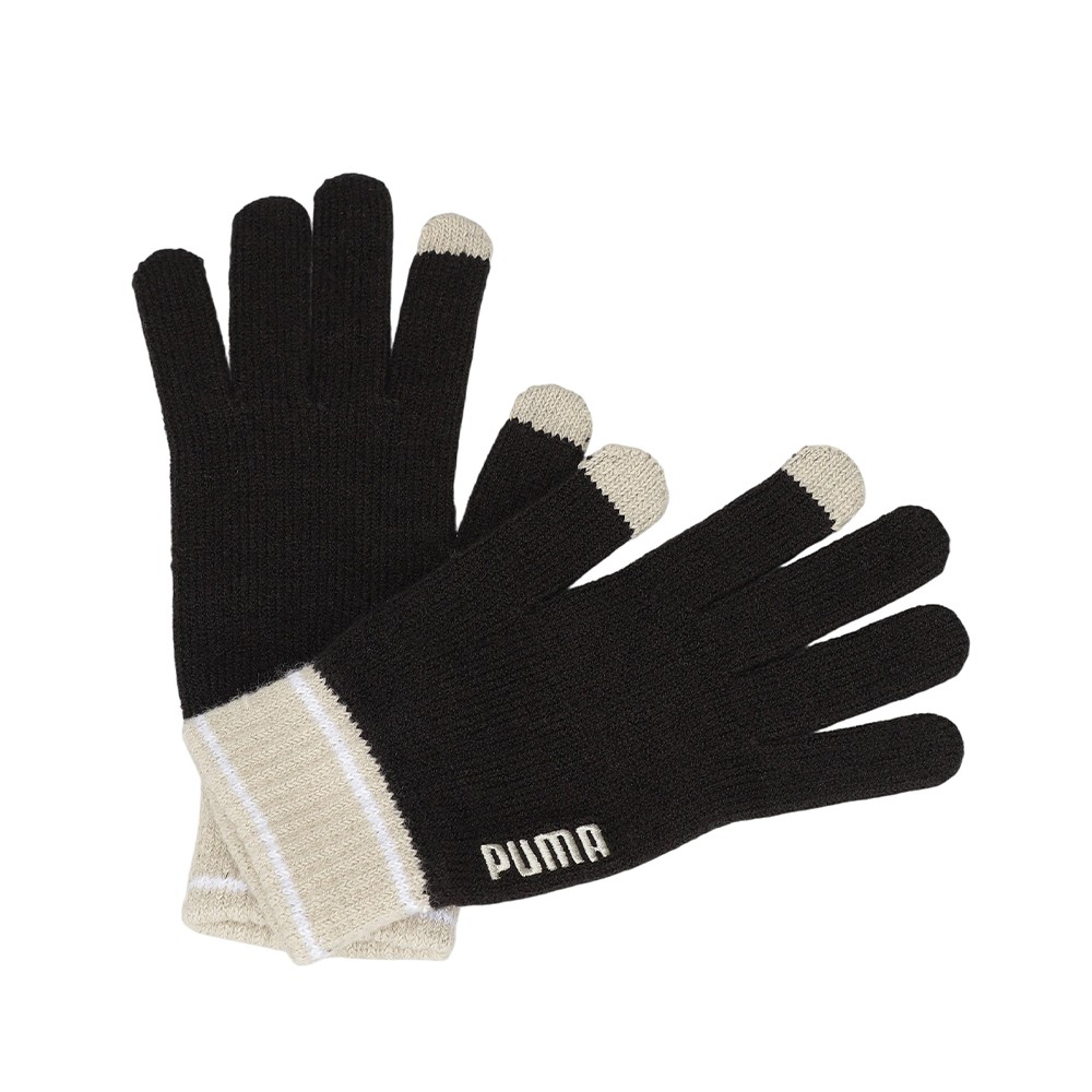 Перчатки  Puma PUMA Knit Gloves черные 04177204 изображение 1