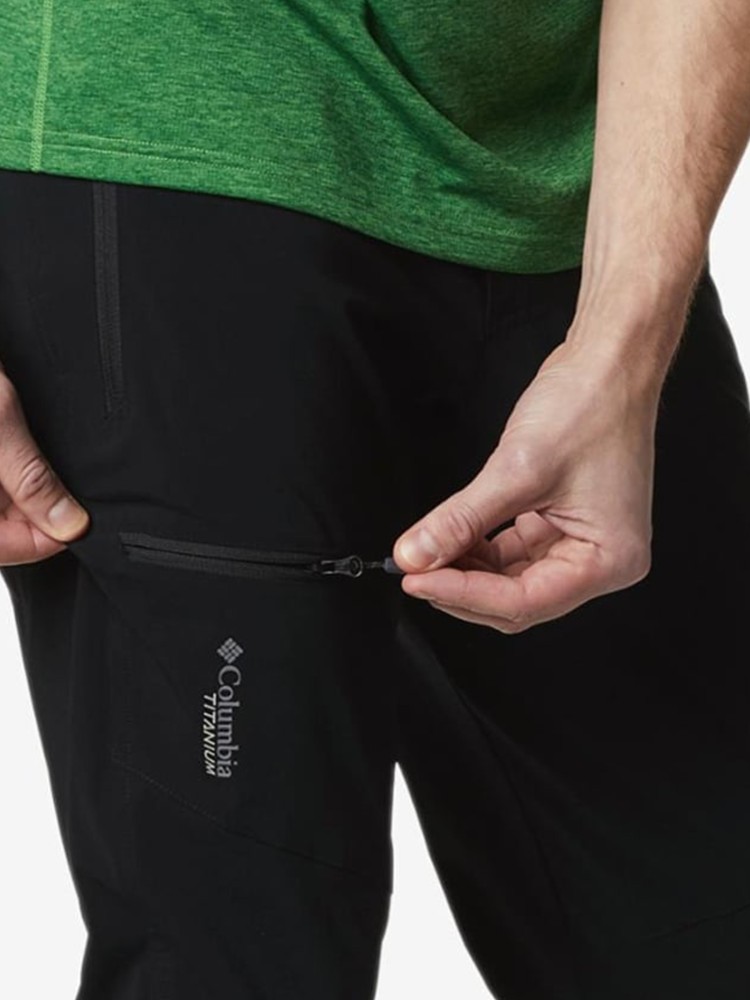 Брюки мужские Columbia Titan Pass™ Pant II черные 2097491-010 изображение 5