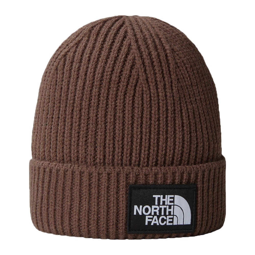 Шапка унісекс The North Face Logo Box Cuffed коричнева NF0A3FJX1OI1 изображение 1