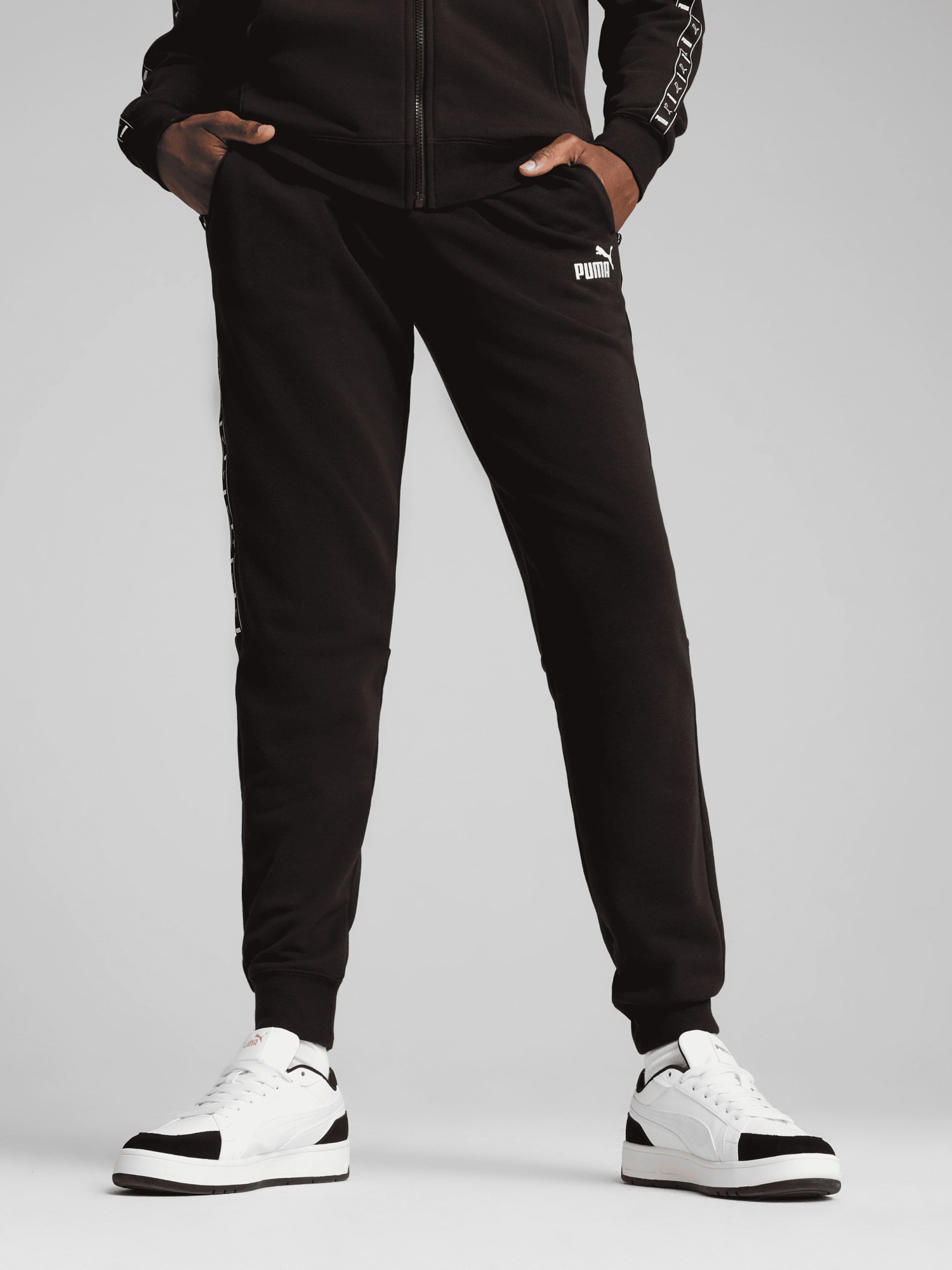 Брюки мужские Puma ESS TAPE Sweatpants черные 68468001 изображение 2