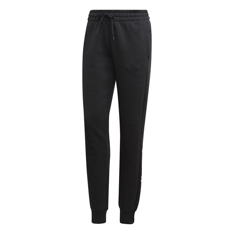 Брюки женские Adidas W E Lin Pant Fl черные DP2399 изображение 1