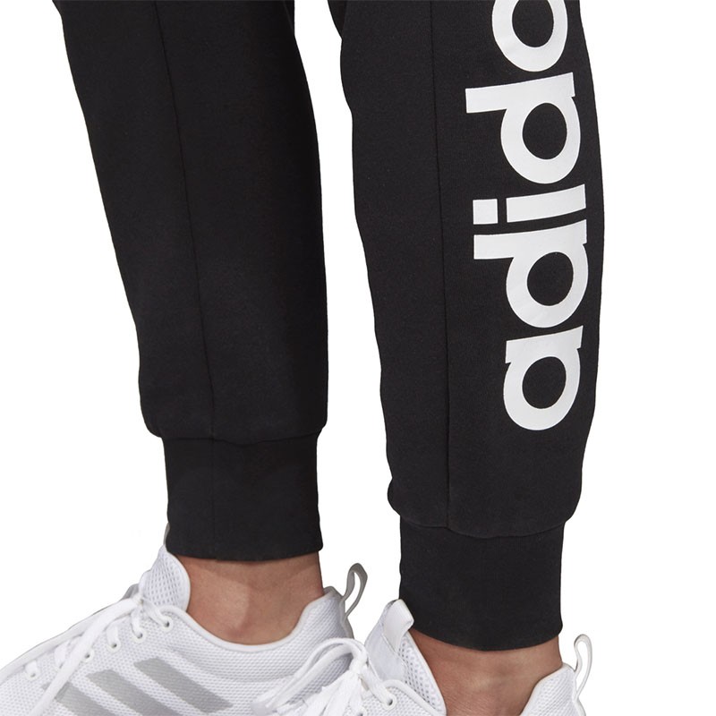 Брюки женские Adidas W E Lin Pant Fl черные DP2399 изображение 5