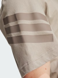 Футболка мужская Adidas M FI 3S REG T бежевая JI8783 изображение 6
