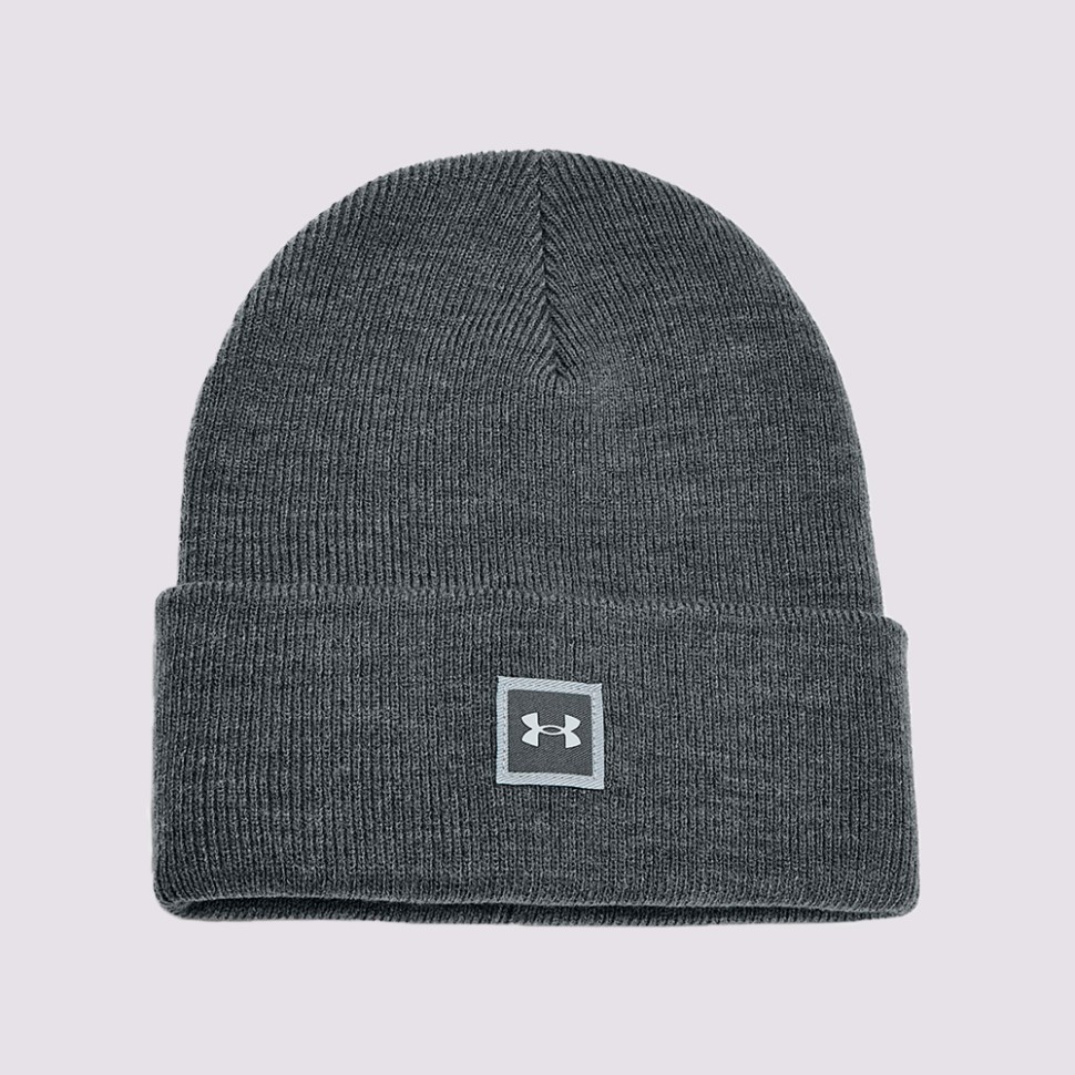 Шапка Under Armour Unisex Truckstop Beanie сіра 1356707-012 изображение 2