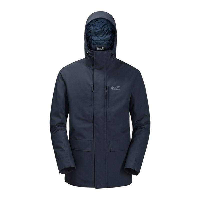 Куртка чоловіча Jack Wolfskin West Coast Jacket чорна 1110811-1010 — фото 1
