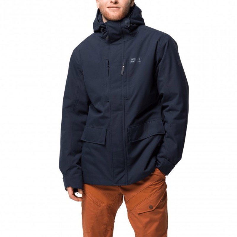 Куртка чоловіча Jack Wolfskin West Coast Jacket чорна 1110811-1010 — фото 2