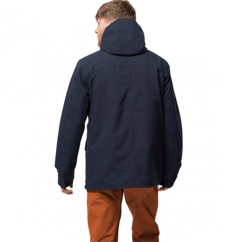 Куртка чоловіча Jack Wolfskin West Coast Jacket чорна 1110811-1010 — фото 3