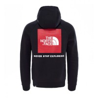 Толстовка мужская The North Face Raglan Redbox черная NF0A2ZWUJK31 изображение 2
