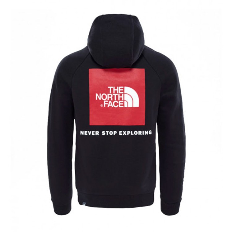 Толстовка мужская The North Face Raglan Redbox черная NF0A2ZWUJK31 изображение 2