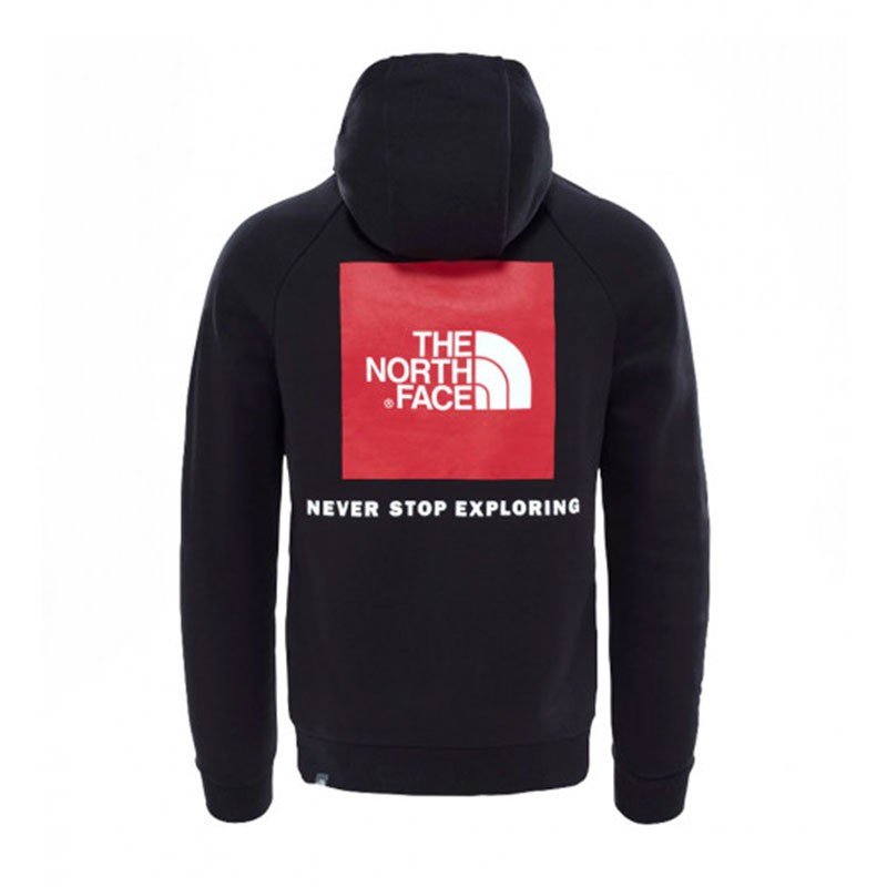 Толстовка мужская The North Face Raglan Redbox черная NF0A2ZWUJK31 изображение 2