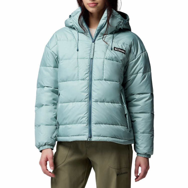 Куртка женская Columbia Pike Lake™ III Hooded Jacket бирюзовая 2133561-461