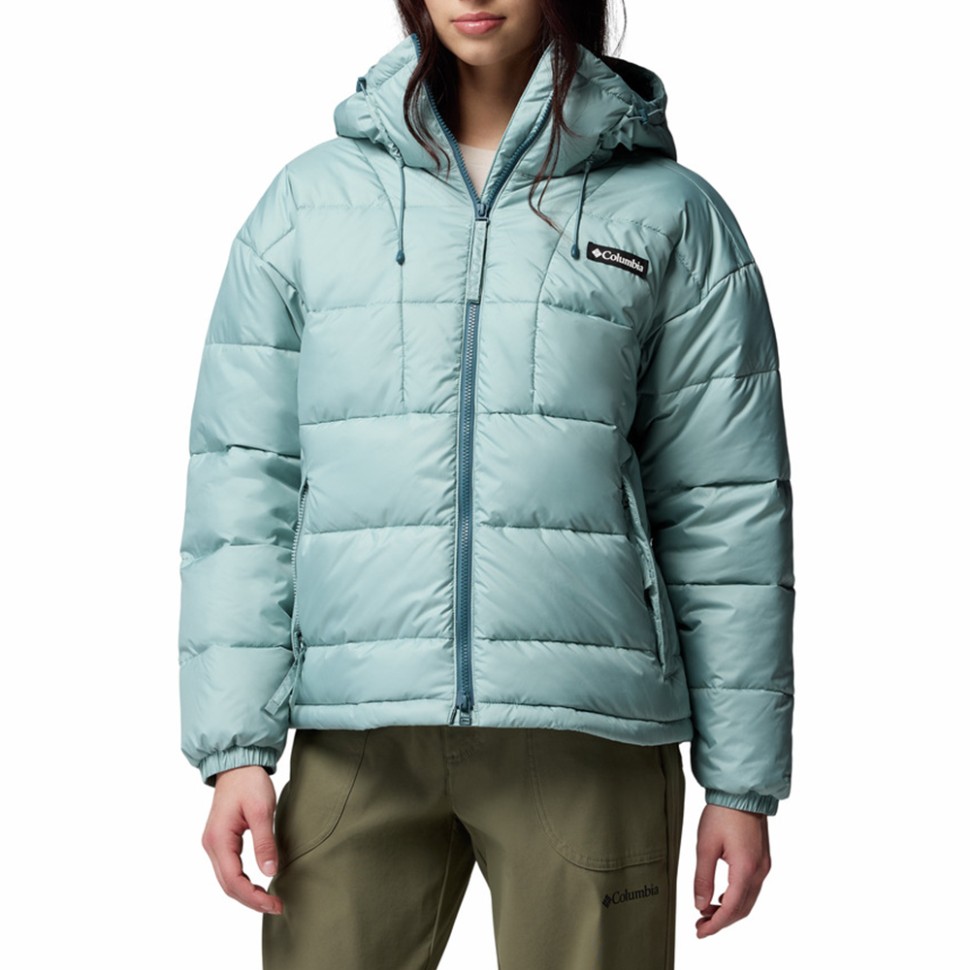 Куртка жіноча Columbia Pike Lake™ III Hooded Jacket бірюзова 2133561-461 — фото 1