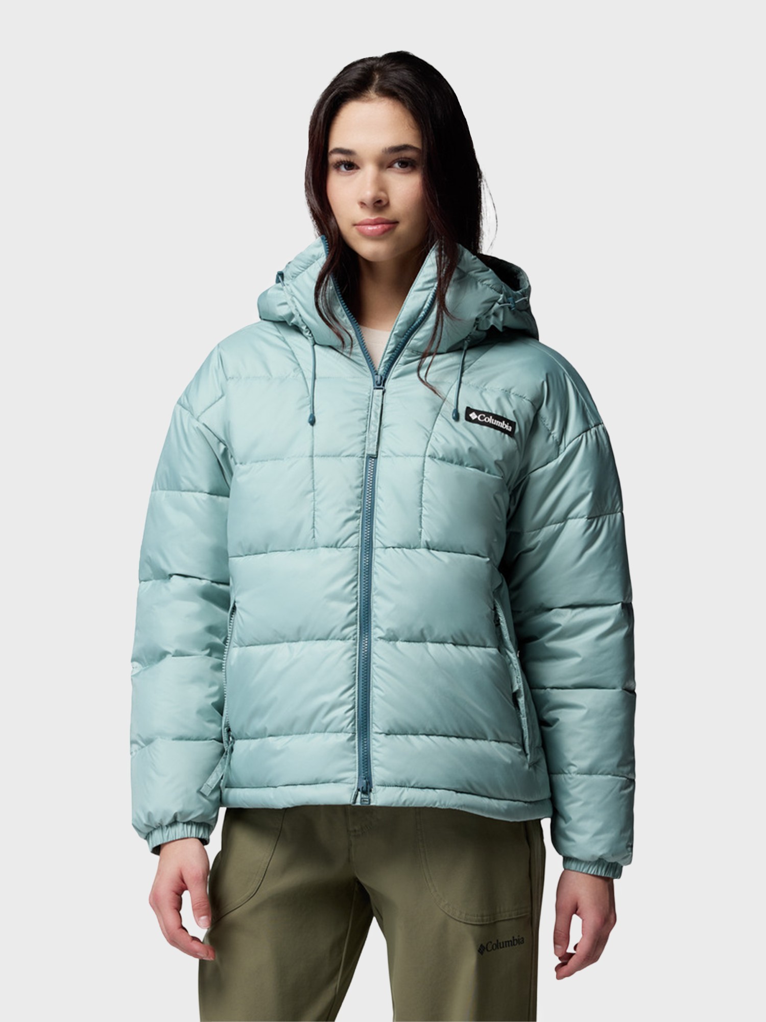 Куртка женская Columbia Pike Lake™ III Hooded Jacket бирюзовая 2133561-461 изображение 2