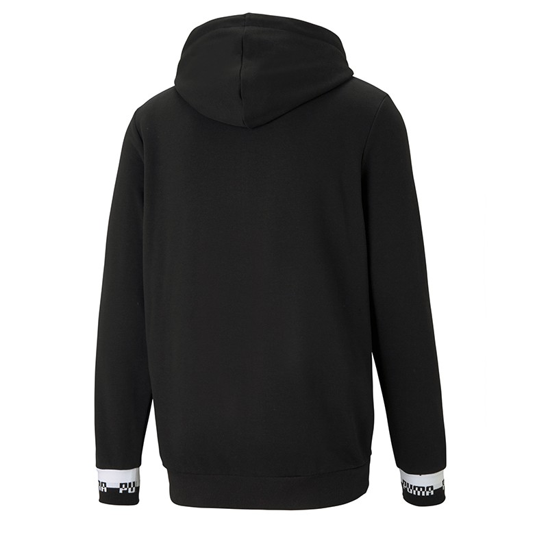 Толстовка мужская Puma Amplified Fz Hoodie черная 58578501 изображение 2