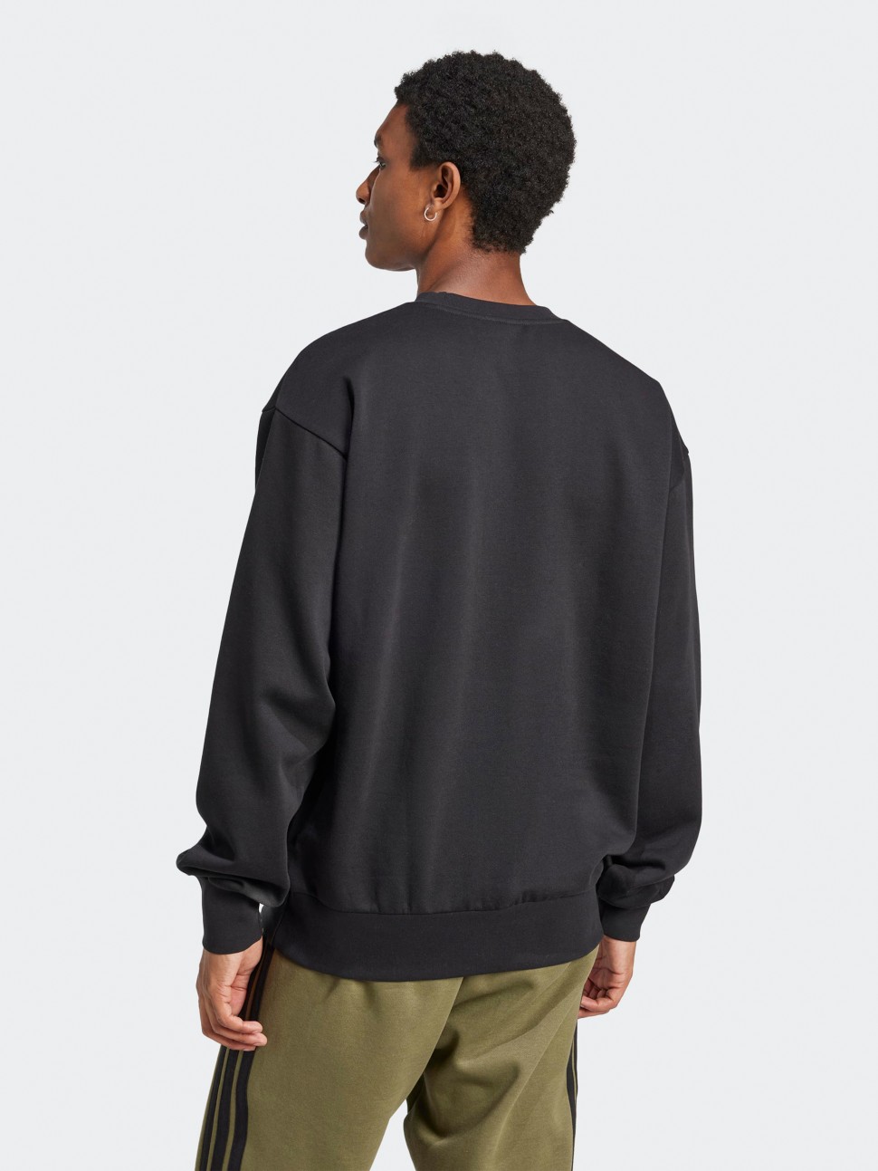 Толстовка чоловіча Adidas M FEELCOZY SWT чорна JE3794 — фото 3