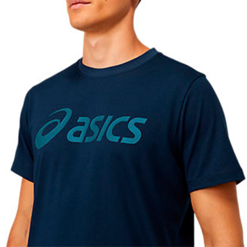 Футболка чоловіча Asics Big Logo Tee синя 2031A978-409 — фото 2 — Sport City Футболка чоловіча Asics Big Logo Tee синя 2031A978-409 — фото 2
