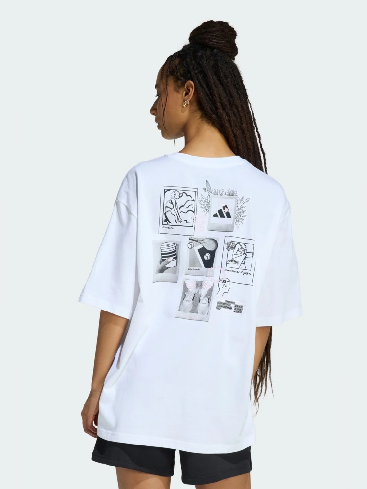 Футболка жіноча Adidas W MINI OS T біла KA5086 изображение 3