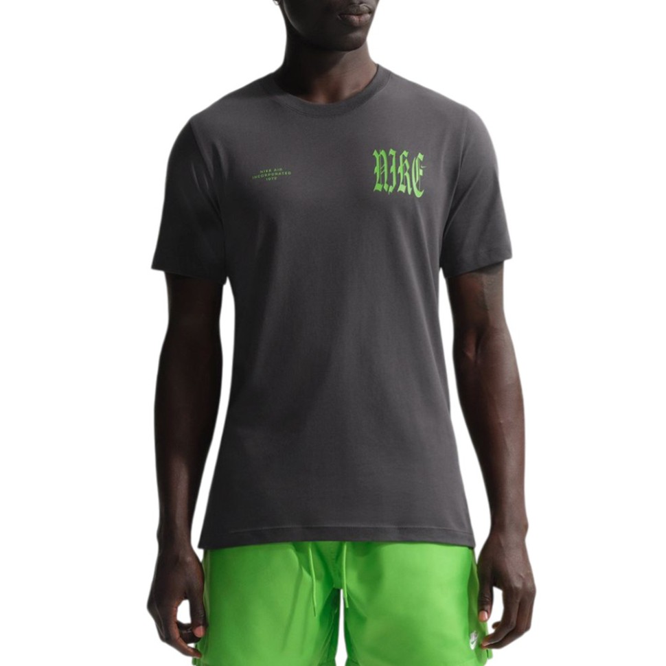 Футболка чоловіча Nike U NSW TEE STD WE FLOAT темно-сіра IH1139-060 — фото 1