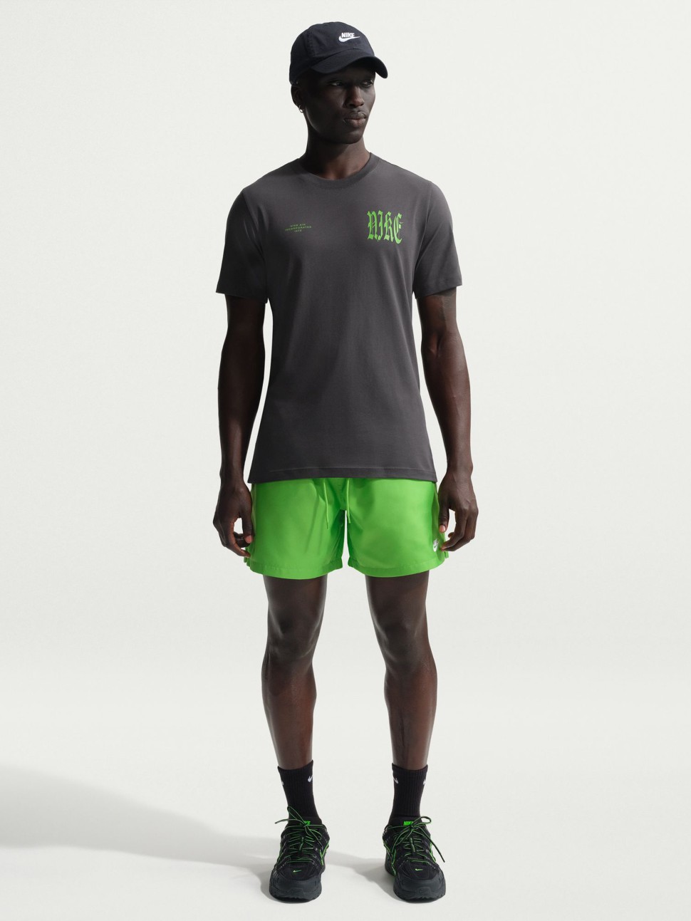 Футболка чоловіча Nike U NSW TEE STD WE FLOAT темно-сіра IH1139-060 — фото 2