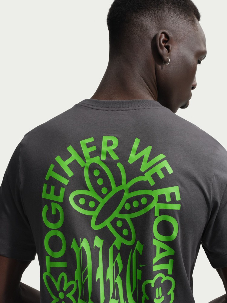 Футболка мужская Nike U NSW TEE STD WE FLOAT темно-серая IH1139-060 изображение 4
