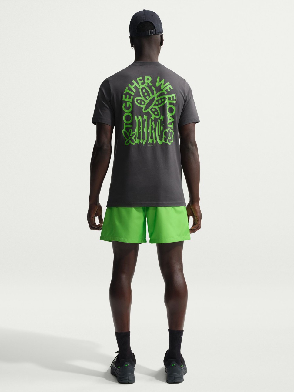 Футболка чоловіча Nike U NSW TEE STD WE FLOAT темно-сіра IH1139-060 — фото 6
