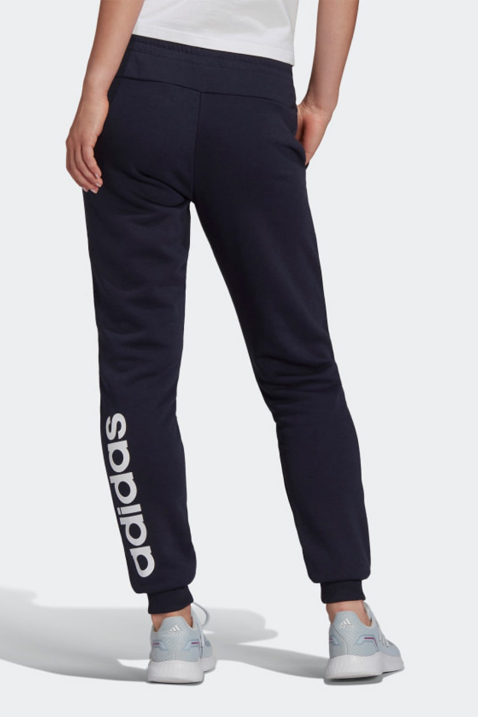 Штани жіночі Adidas W Lin Ft C Pt чорні H07857  — фото 3