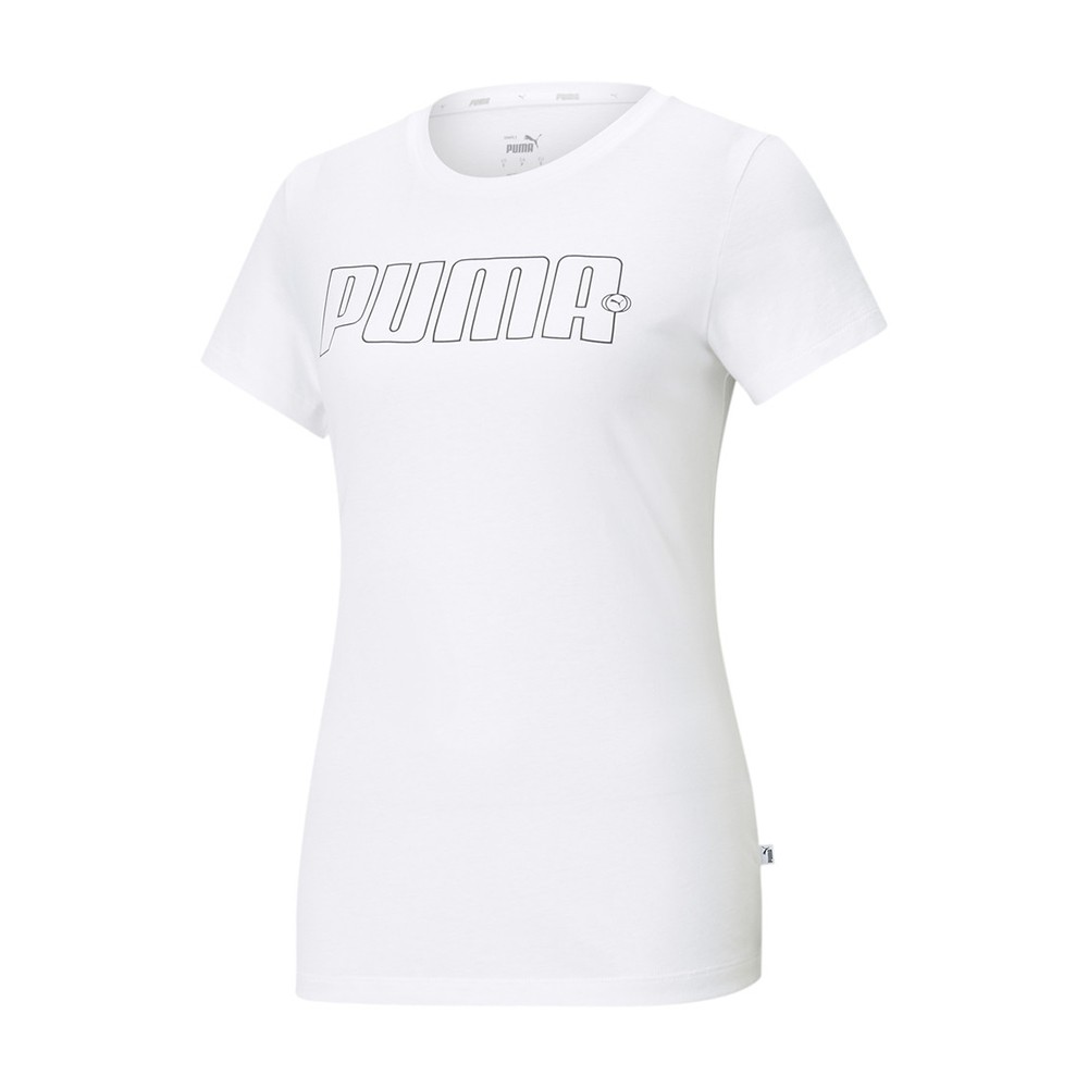 Футболка женская Puma Rebel Graphic Tee белая 58573602 изображение 1