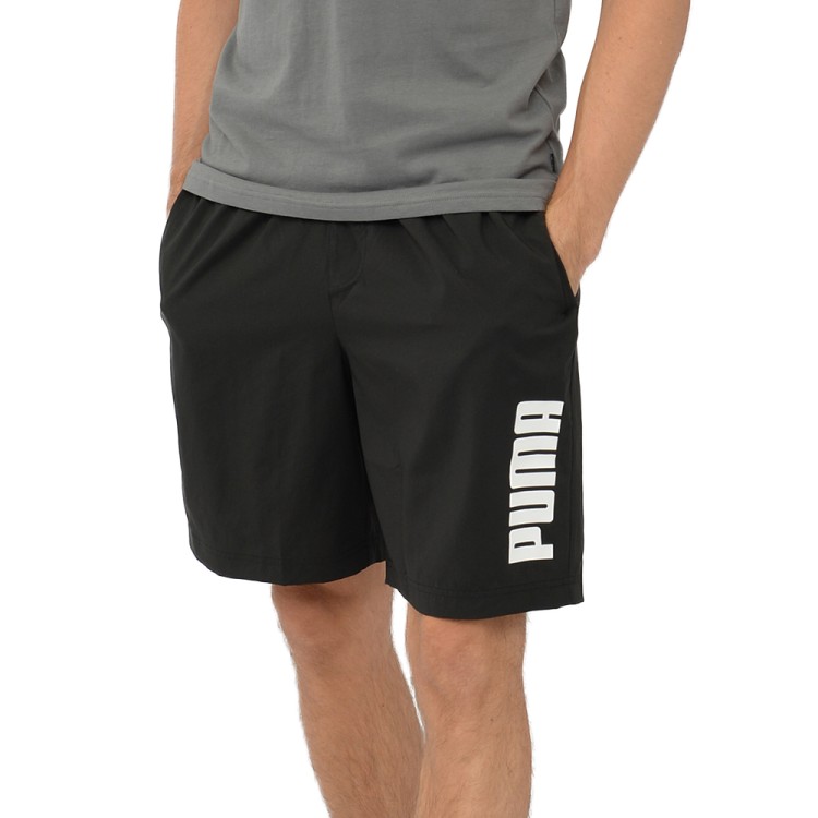 Шорты мужские Puma Ess Puma Woven Shorts 8' черные 57605601 изображение 1