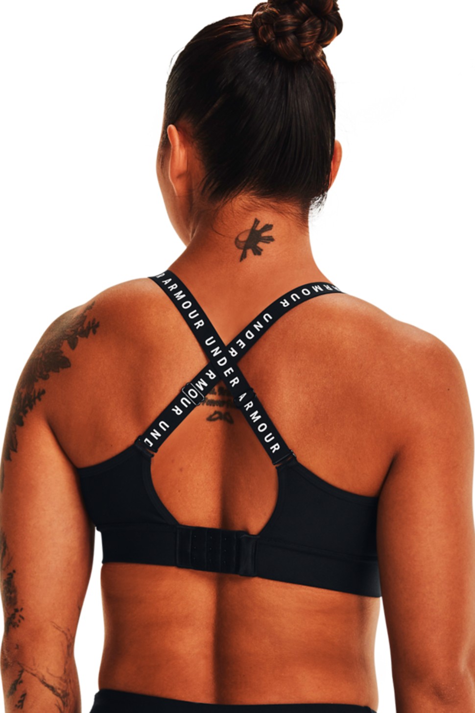 Бра жіноче Under Armour UA Infinity Mid Covered чорне 1363353-001 — фото 3