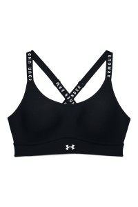 Бра женское Under Armour UA Infinity Mid Covered черное 1363353-001 изображение 6