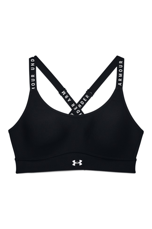 Бра женское Under Armour UA Infinity Mid Covered черное 1363353-001 изображение 6
