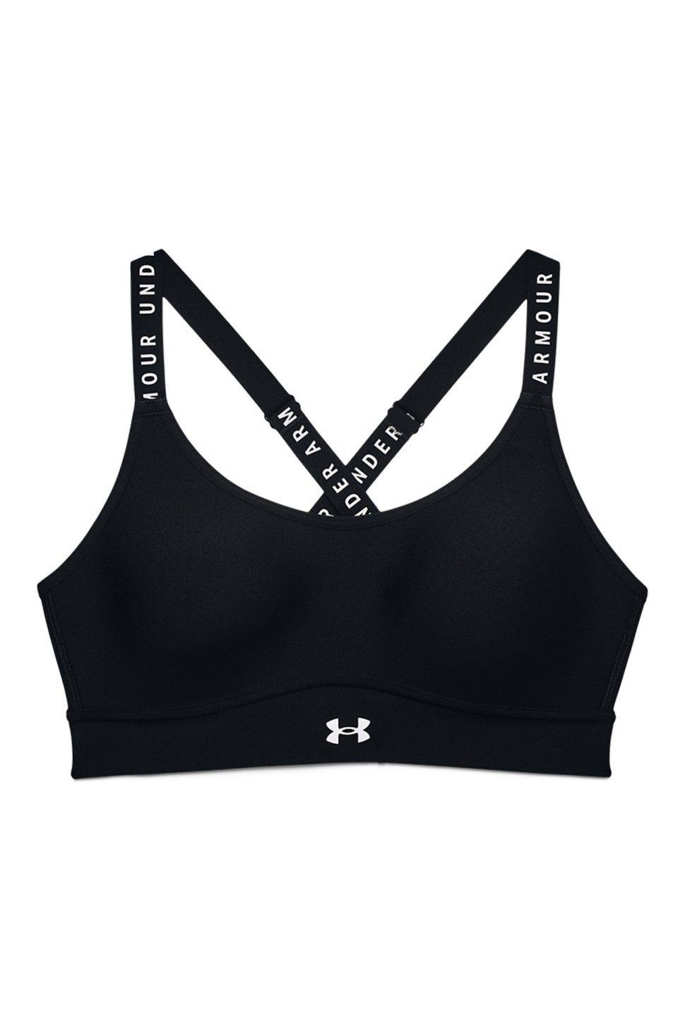 Бра жіноче Under Armour UA Infinity Mid Covered чорне 1363353-001 — фото 6