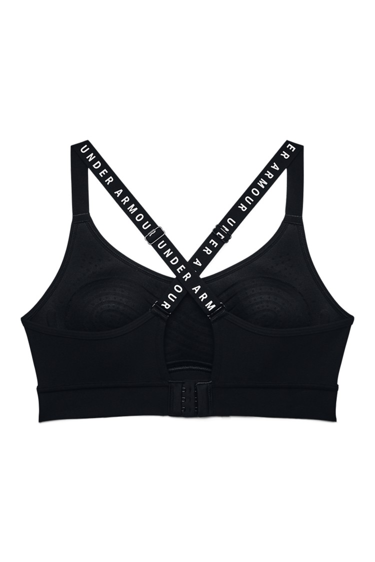Бра женское Under Armour UA Infinity Mid Covered черное 1363353-001 изображение 7
