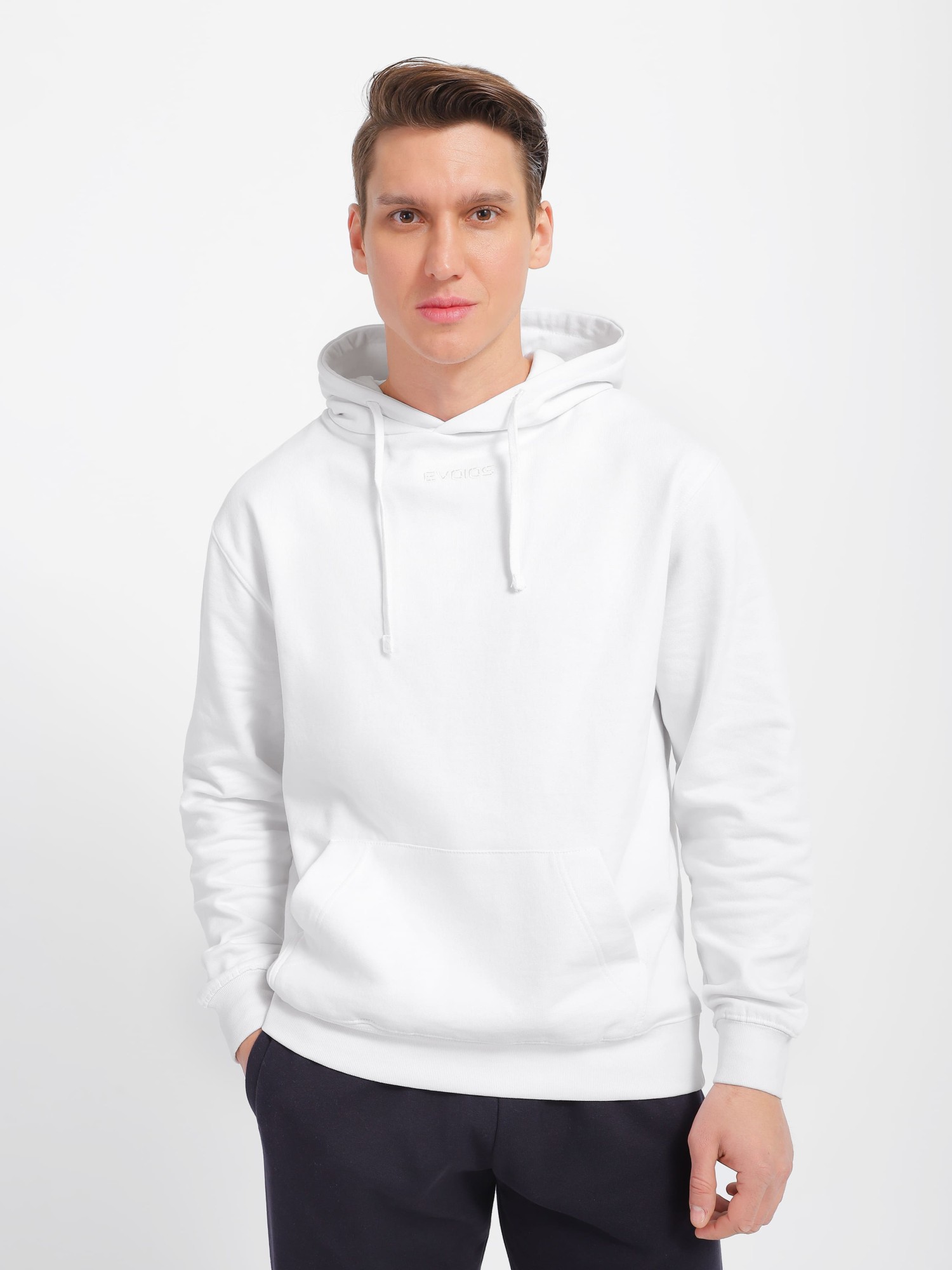 Толстовка чоловіча Evoids Kemble біла 742222-100 изображение 3