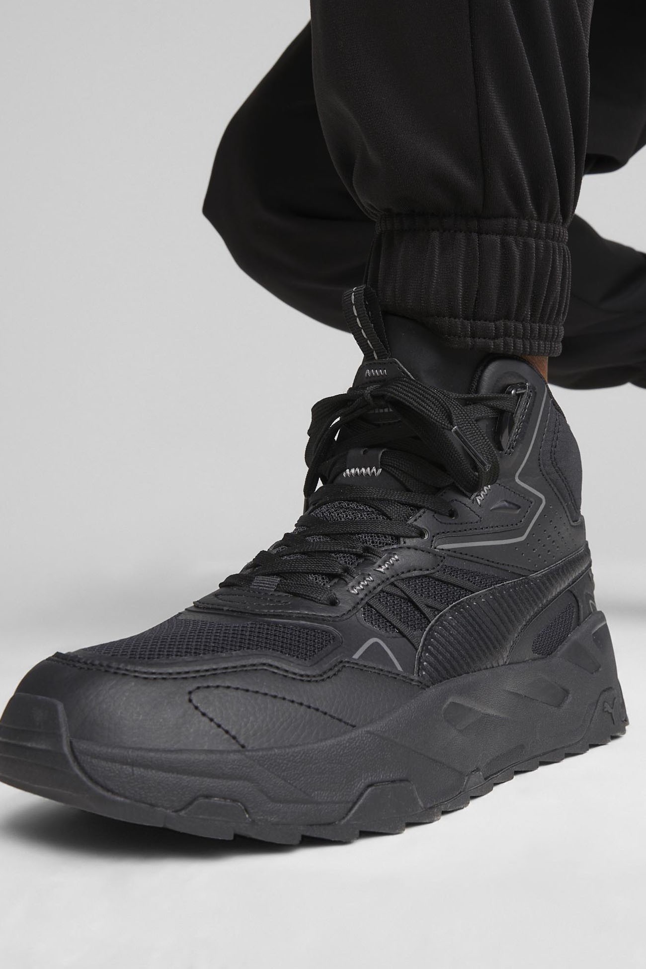 Ботинки мужские Puma Trinity Mid Hybrid черные 39232701 изображение 6