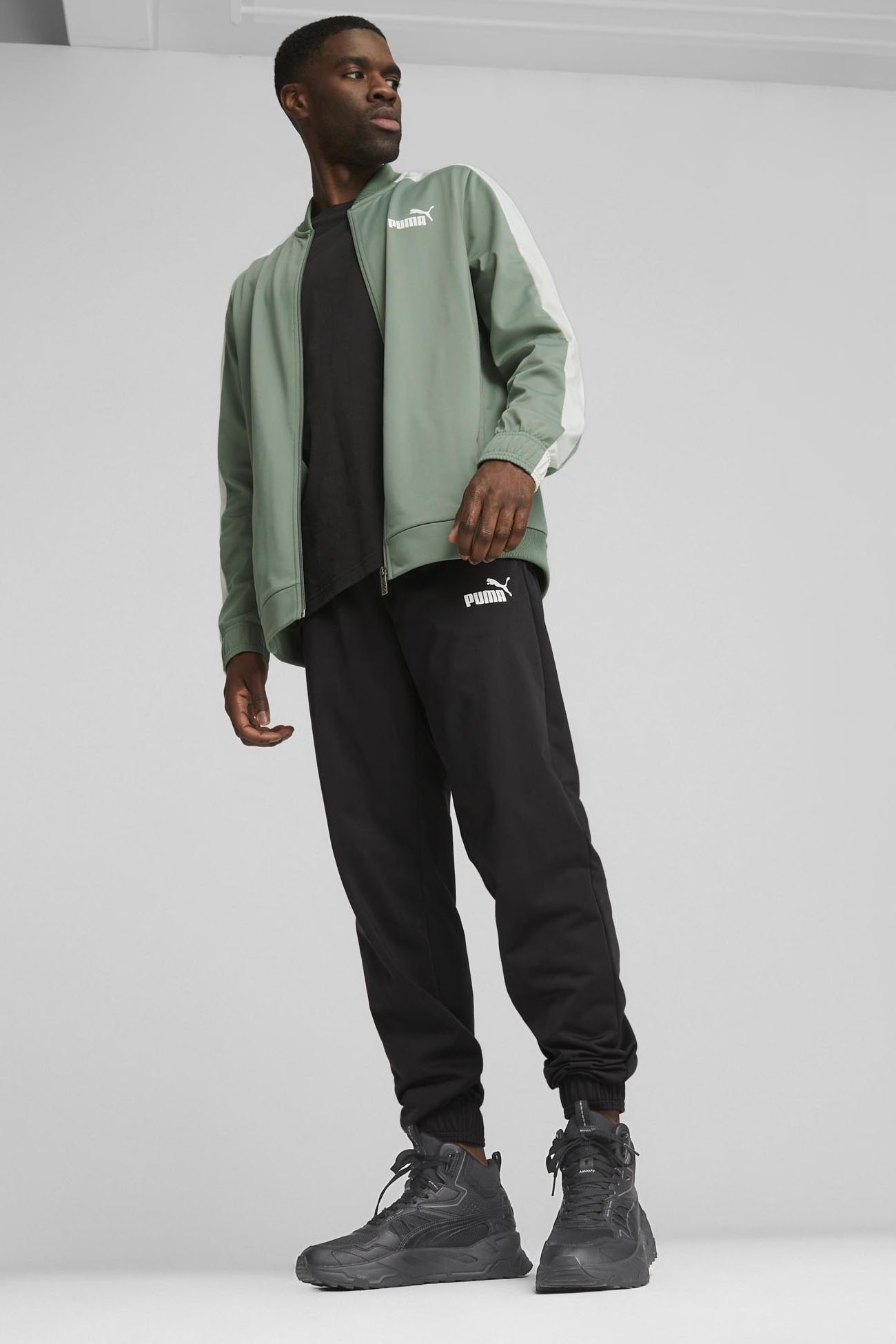 Ботинки мужские Puma Trinity Mid Hybrid черные 39232701 изображение 8