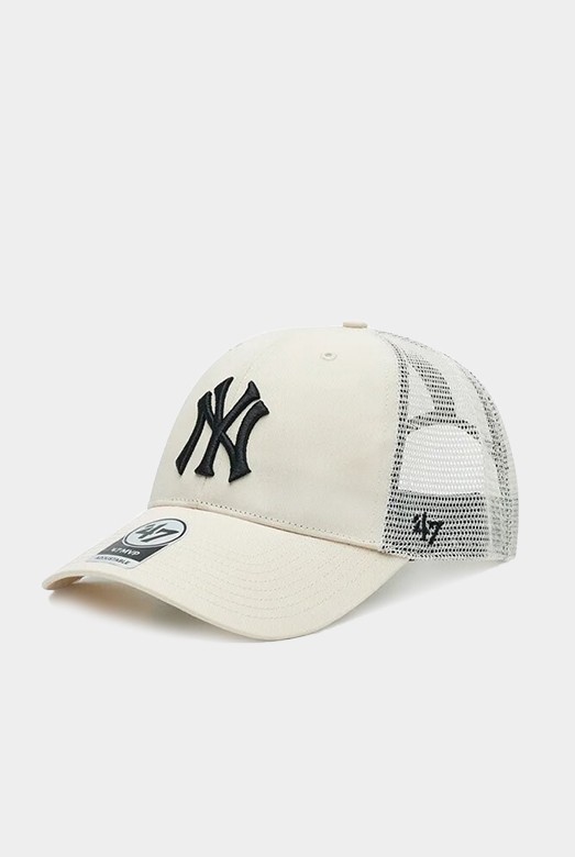 Кепка 47 Brand MLB NEW YORK YANKEES BRANSON бежевая BRANS17CTP-NTB изображение 2