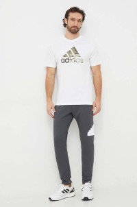 Футболка чоловіча Adidas M CAMO G T 1 біла IN6472 изображение 3