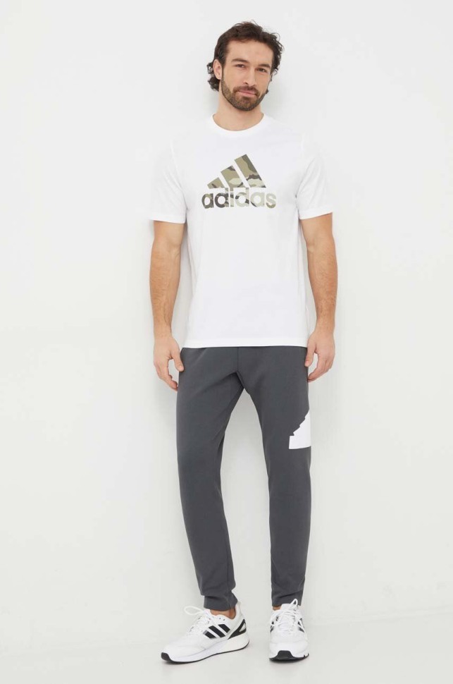 Футболка чоловіча Adidas M CAMO G T 1 біла IN6472 изображение 3